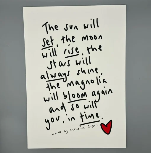Original Poem - Multiple Designs (A3 Unframed Print)