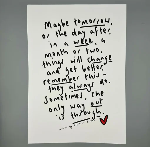 Original Poem - Multiple Designs (A3 Unframed Print)