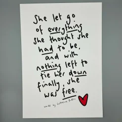 Original Poem - Multiple Designs (A3 Unframed Print)