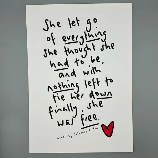 Original Poem - Multiple Designs (A3 Unframed Print)