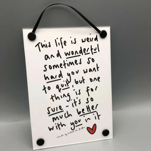 Original Poem - Multiple Options (A6 Hanging Frame)