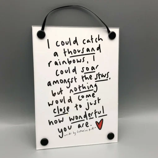 Original Poem - Multiple Options (A6 Hanging Frame)