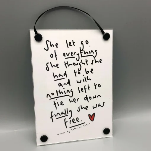 Original Poem - Multiple Options (A6 Hanging Frame)