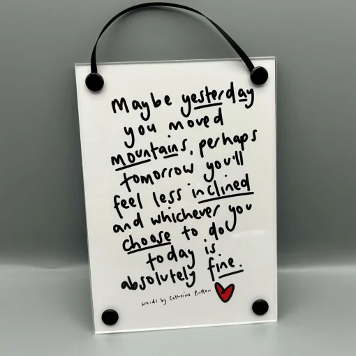 Original Poem - Multiple Options (A6 Hanging Frame)