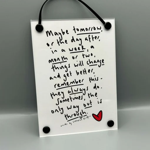 Original Poem - Multiple Options (A6 Hanging Frame)