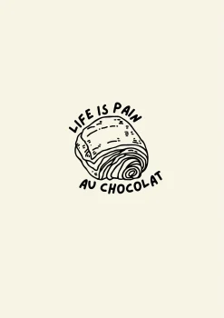 Pain Au Chocolat Print