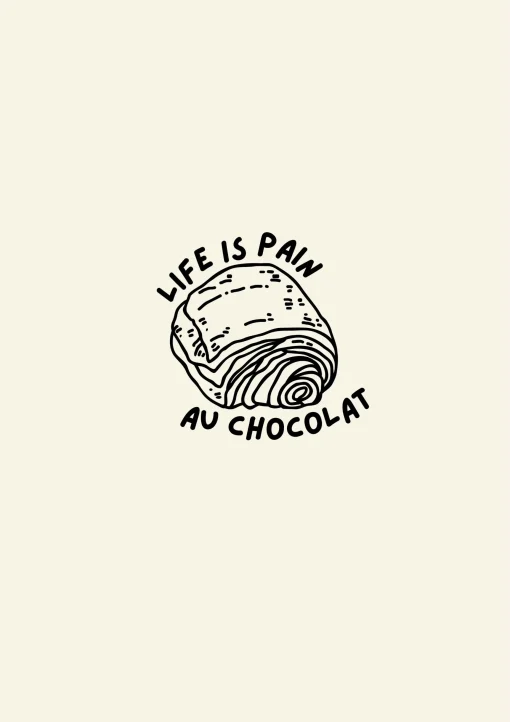 Pain Au Chocolat Print