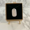 Painted Ceramic Pendant Necklace