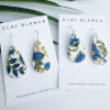 Paisley Teardrop Dangles | Vibrant Porcelain Earrings | Art & Soul