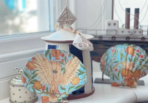 Parrot Scallop | Handcrafted Shell Décor | Art & Soul