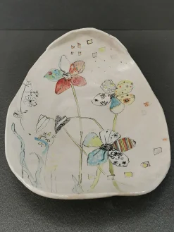 Party Flowers Bowl or Dish