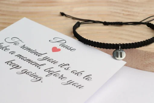 Pause Macrame Bracelet