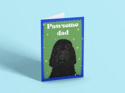 Pawsome Dad Cockapoo Card