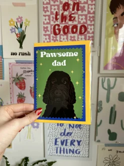 Pawsome Dad Cockapoo Card