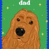Pawsome Dad Cockerspaniel Card