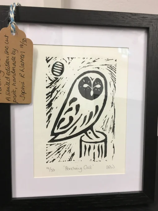 Perching Owl