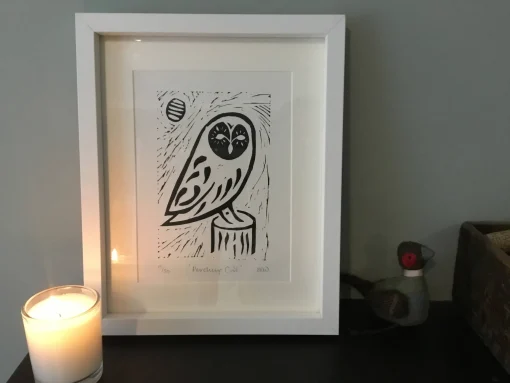 Perching Owl