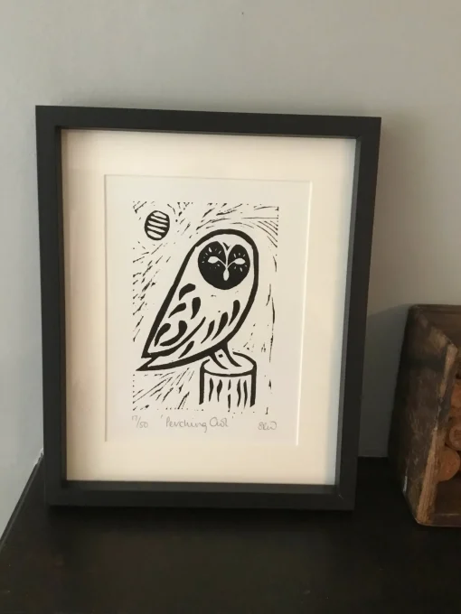 Perching Owl