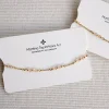 Pink Beaded Chain Bracelet