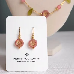 Pink Blossom Earrings