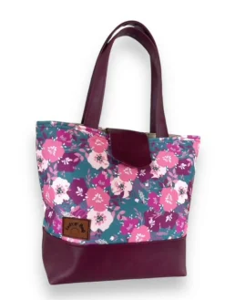 PINK FLOWERS TOTE