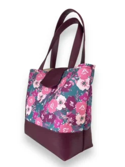 PINK FLOWERS TOTE
