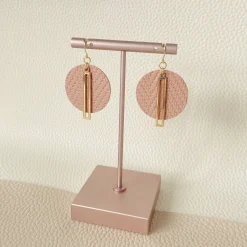 Pink Lantern Earrings