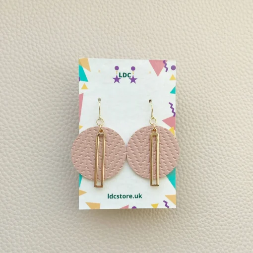 Pink Lantern Earrings