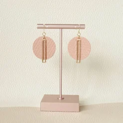 Pink Lantern Earrings