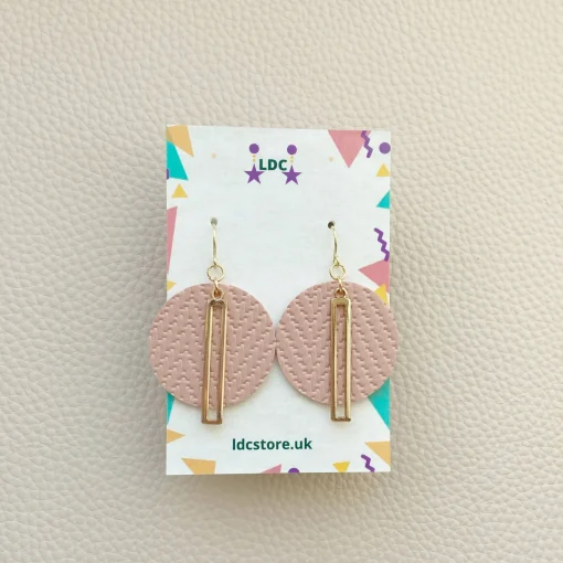 Pink Lantern Earrings