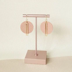 Pink Lantern Earrings