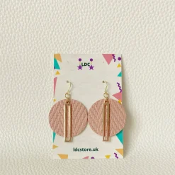 Pink Lantern Earrings