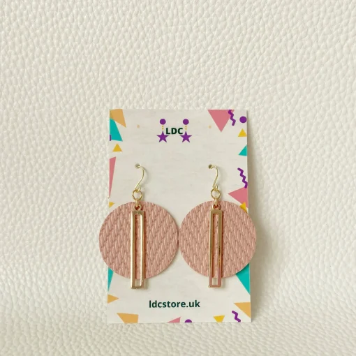 Pink Lantern Earrings