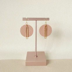 Pink Lantern Earrings