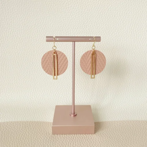 Pink Lantern Earrings
