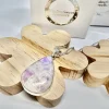 Pink moonstone teardrop necklace