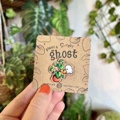 Plant Ghost Wooden Pin