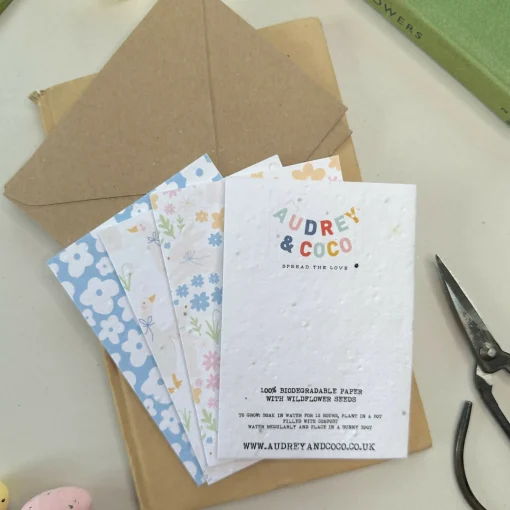 Plantable Mini Easter Card Pack