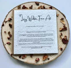 Plantable Wildflower Card - Butterfly Design