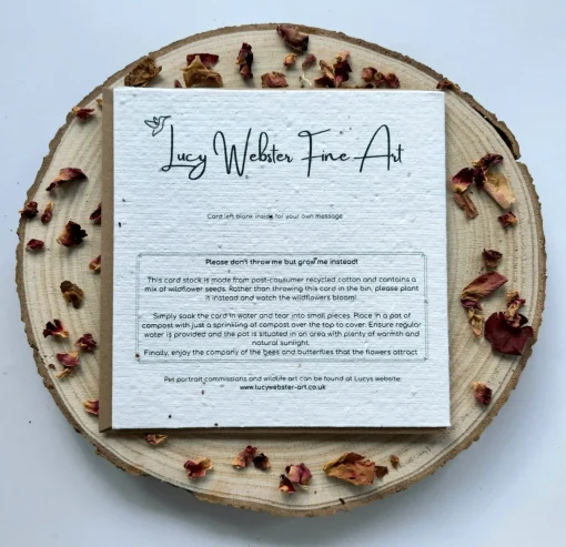 Plantable Wildflower Card - Giraffe