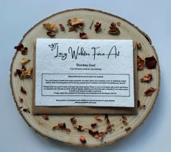Plantable Wildflower Card - Donkey Duo