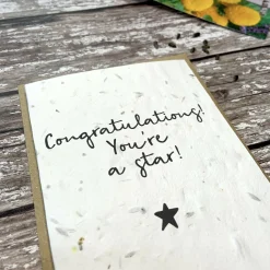 Plantable Wildflower Congratulations Card