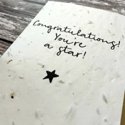 Plantable Wildflower Congratulations Card