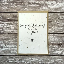 Plantable Wildflower Congratulations Card