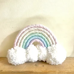 Pom Pom Rainbow Decoration