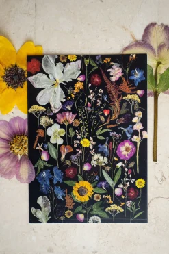 Pressed Flower Greetings Card