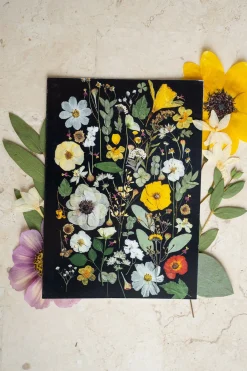 Pressed Flower Greetings Card