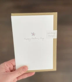 Purple Flower Mother’s Day Card
