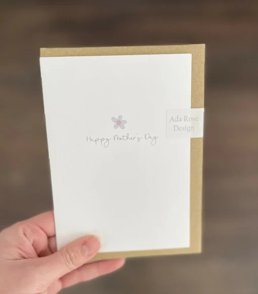 Purple Flower Mother’s Day Card