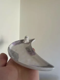 Purple Ghost Moon Plate